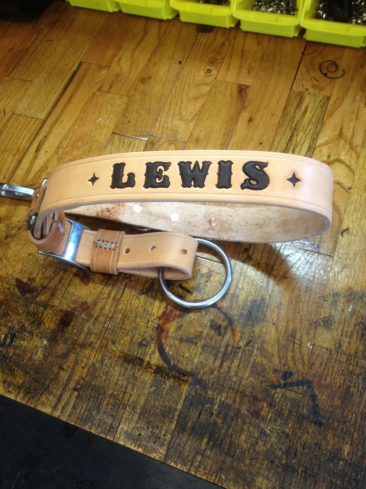 Heavy Duty Leather Truck Belt /Axe Belt