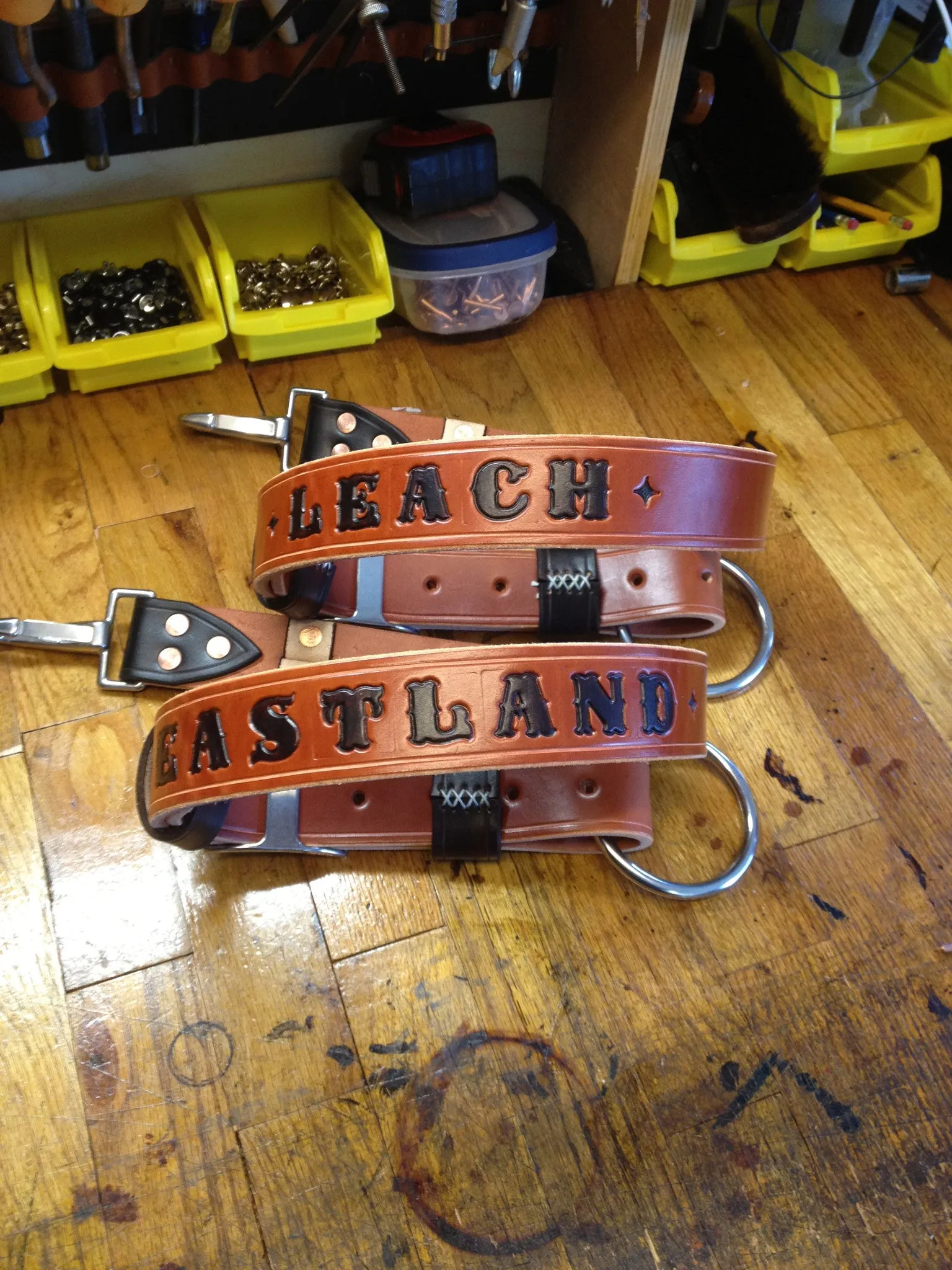 Heavy Duty Leather Truck Belt /Axe Belt