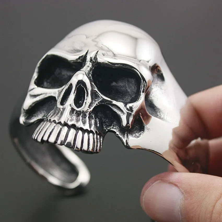 Heavy Skull Cuff