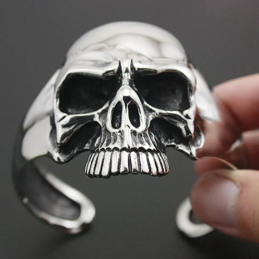 Heavy Skull Cuff