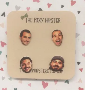 Impractical Jokers Inspired Stud Earrings