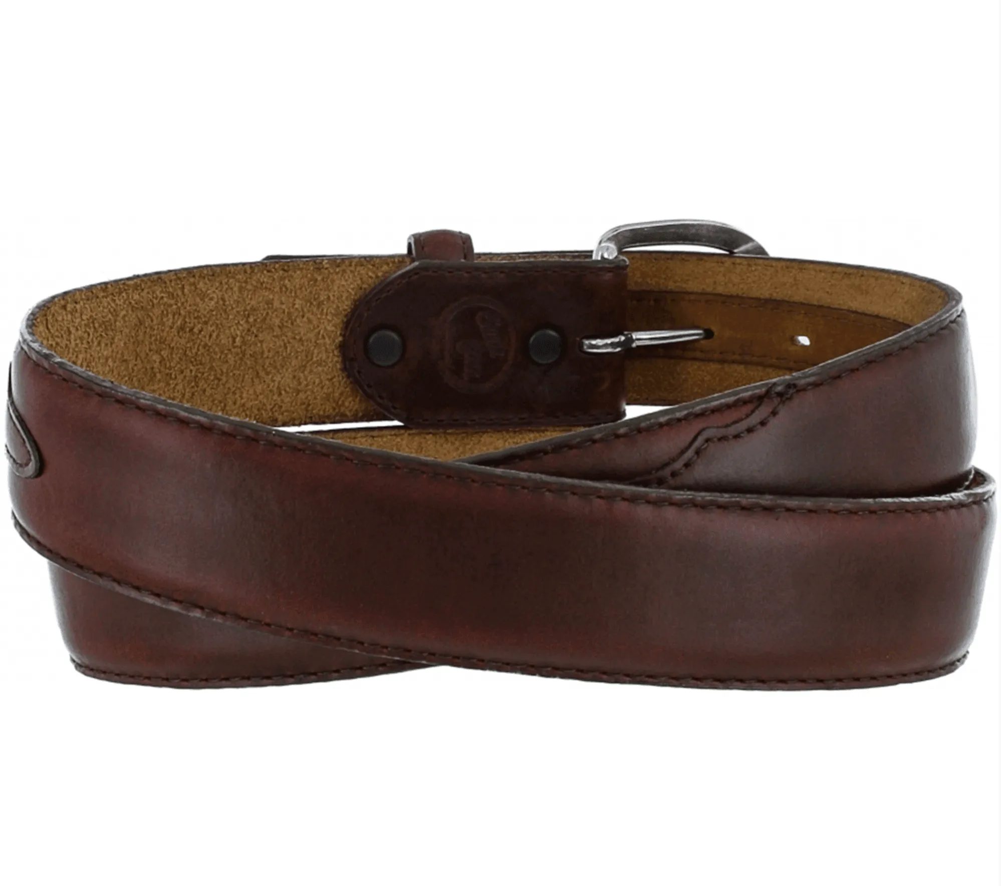 Justin Men's Brown Oil Classic Western Leather Belt 53717