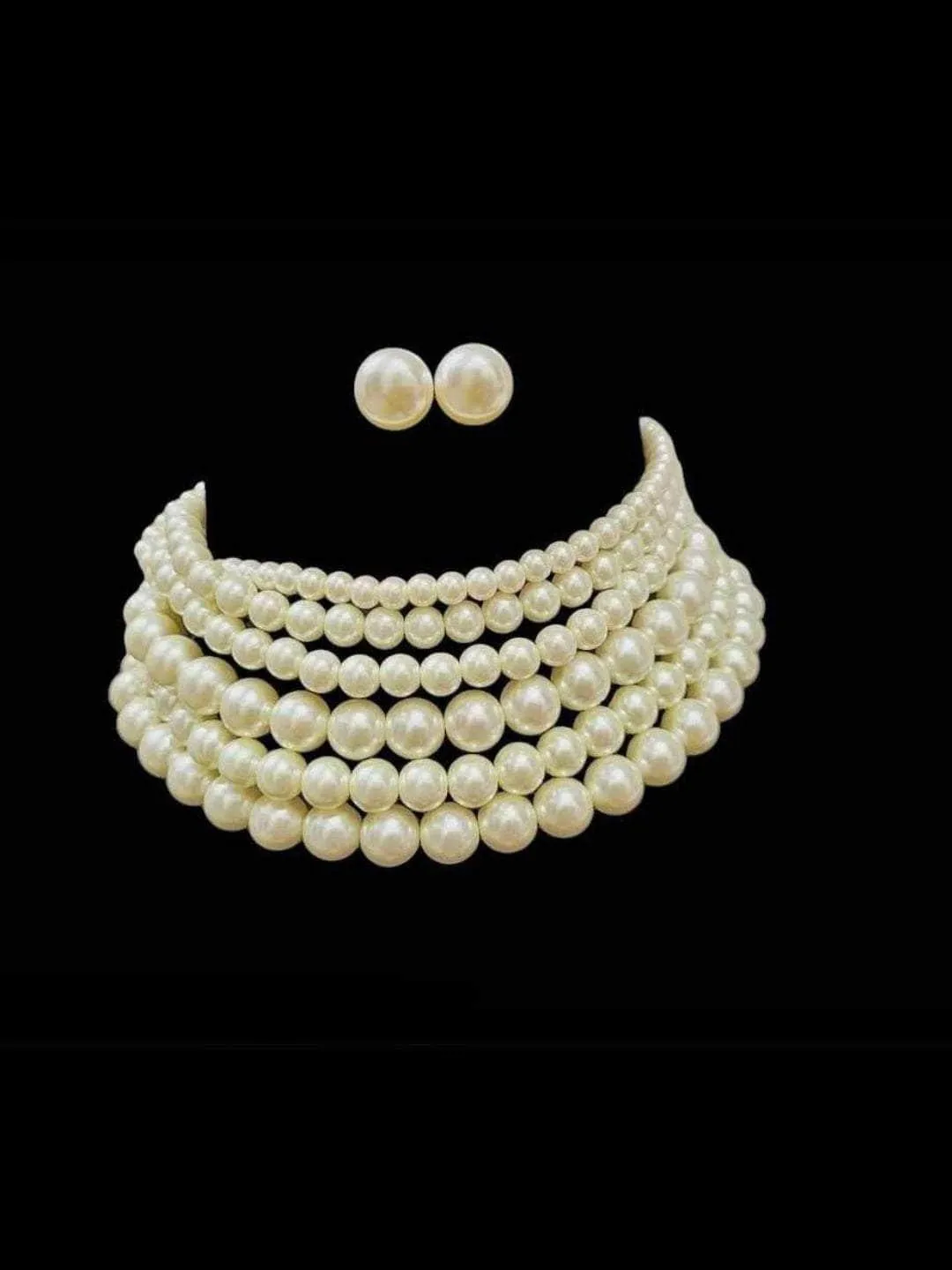 Kangana Ranaut Inspired Multilayered Fresh Water Pearl Necklace