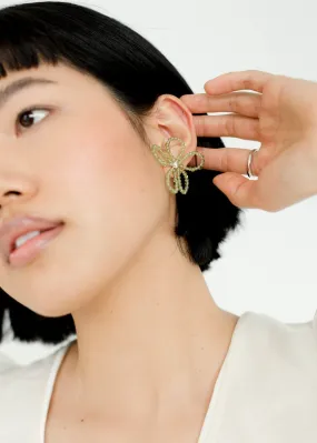 Kara Yoo: Bloom Medium Earrings - Peridot