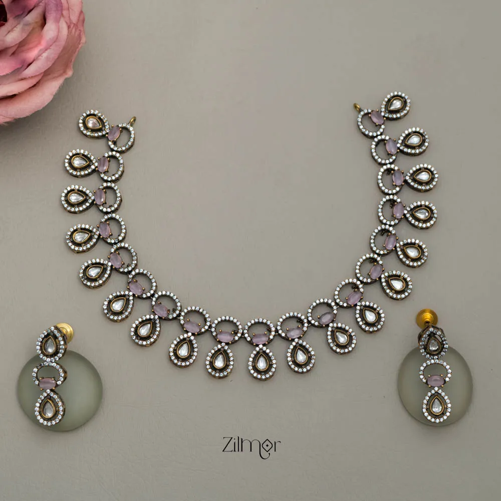 KH101210 - Victorian AD Necklace Earring Set