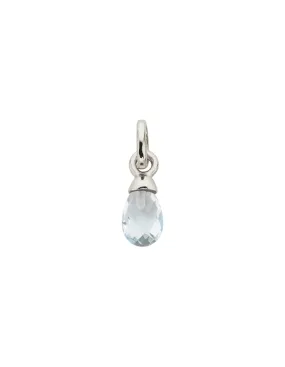 Kirstin Ash Light Blue Topaz Gemstone Charm w/ Sterling Silver