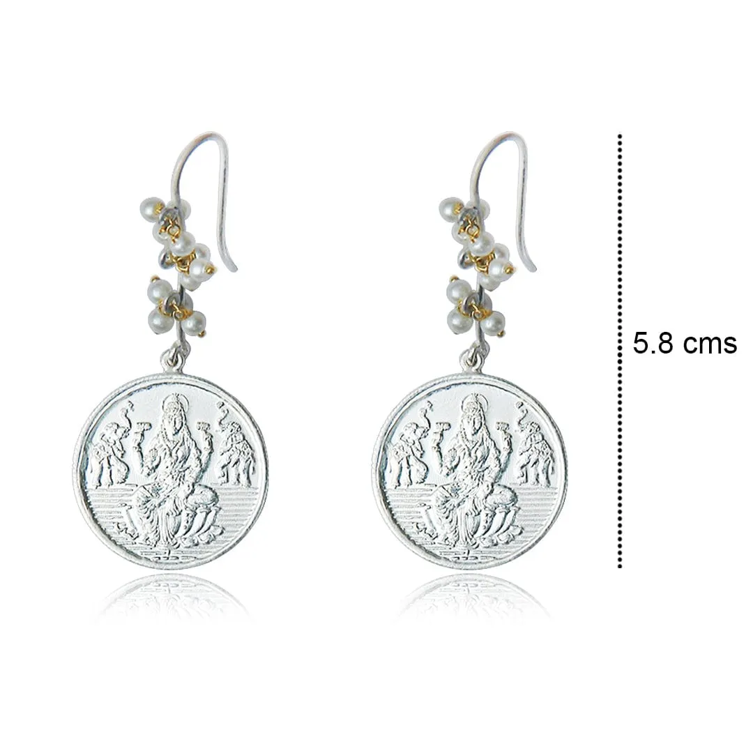 Kuber Coin Pearl Earring