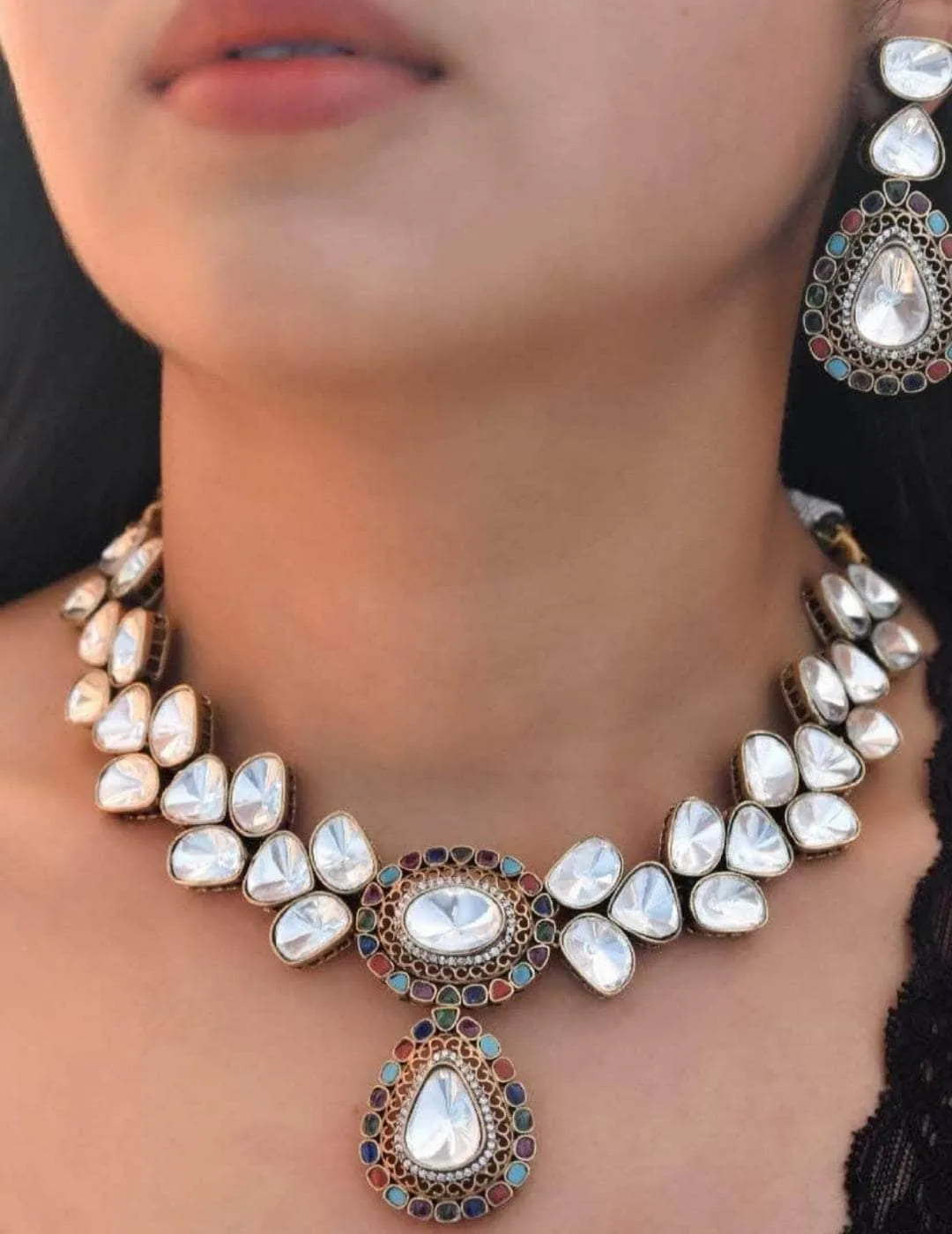 Kundan Pendant Necklace