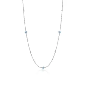 Lafonn Classic Blue Blue Topaz Necklace N0330BTP18