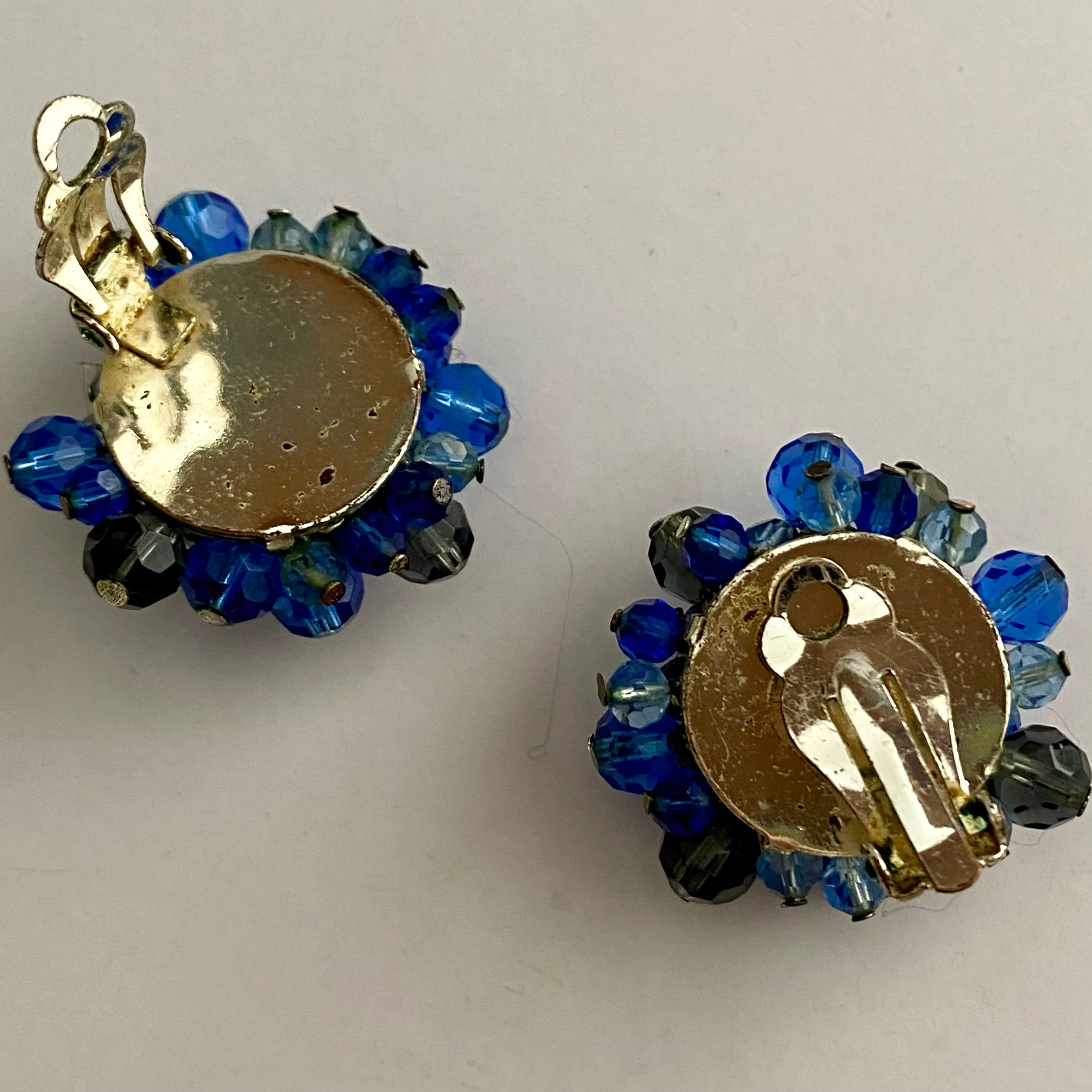 Late 50s/ Early 60s Glass Bead Earrings