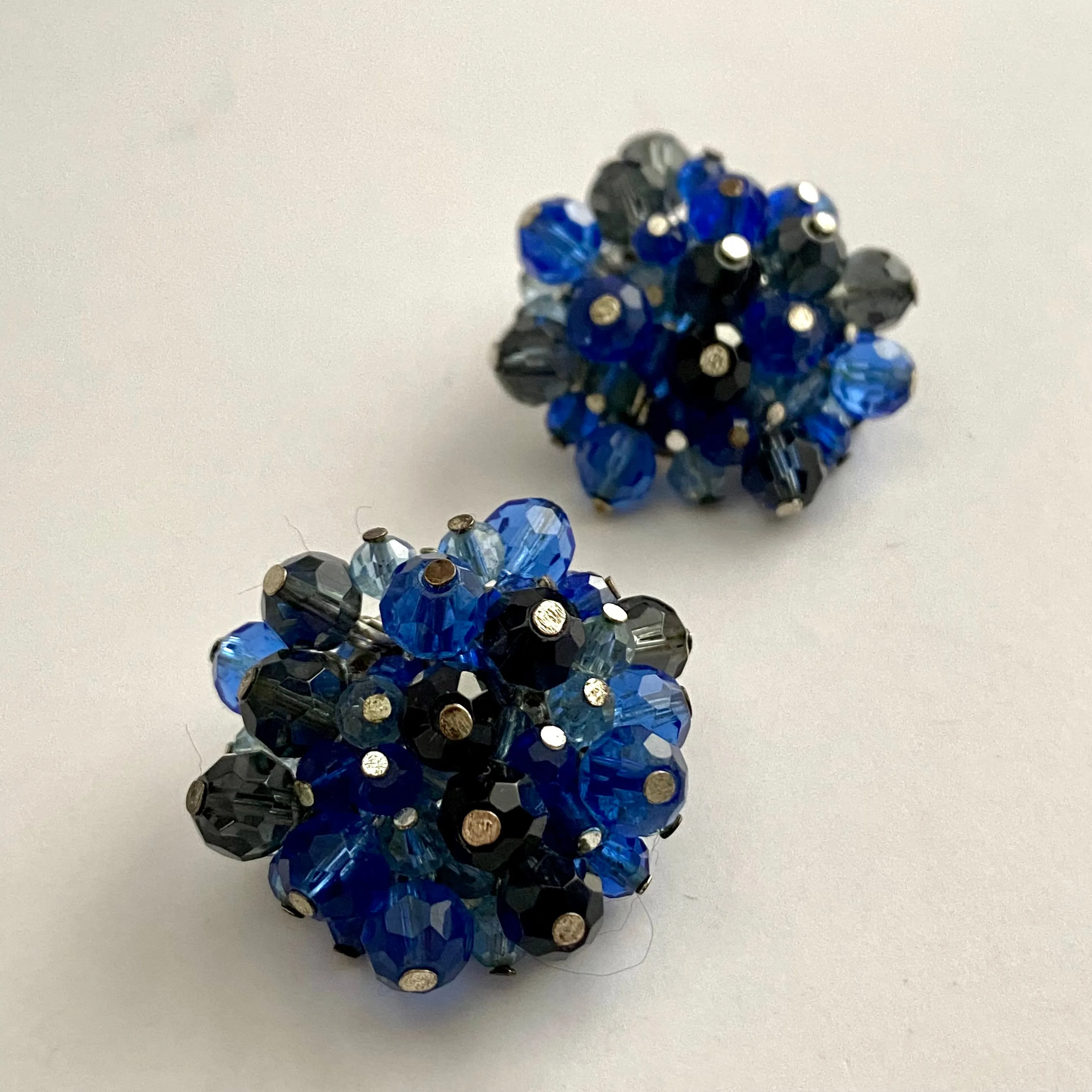 Late 50s/ Early 60s Glass Bead Earrings