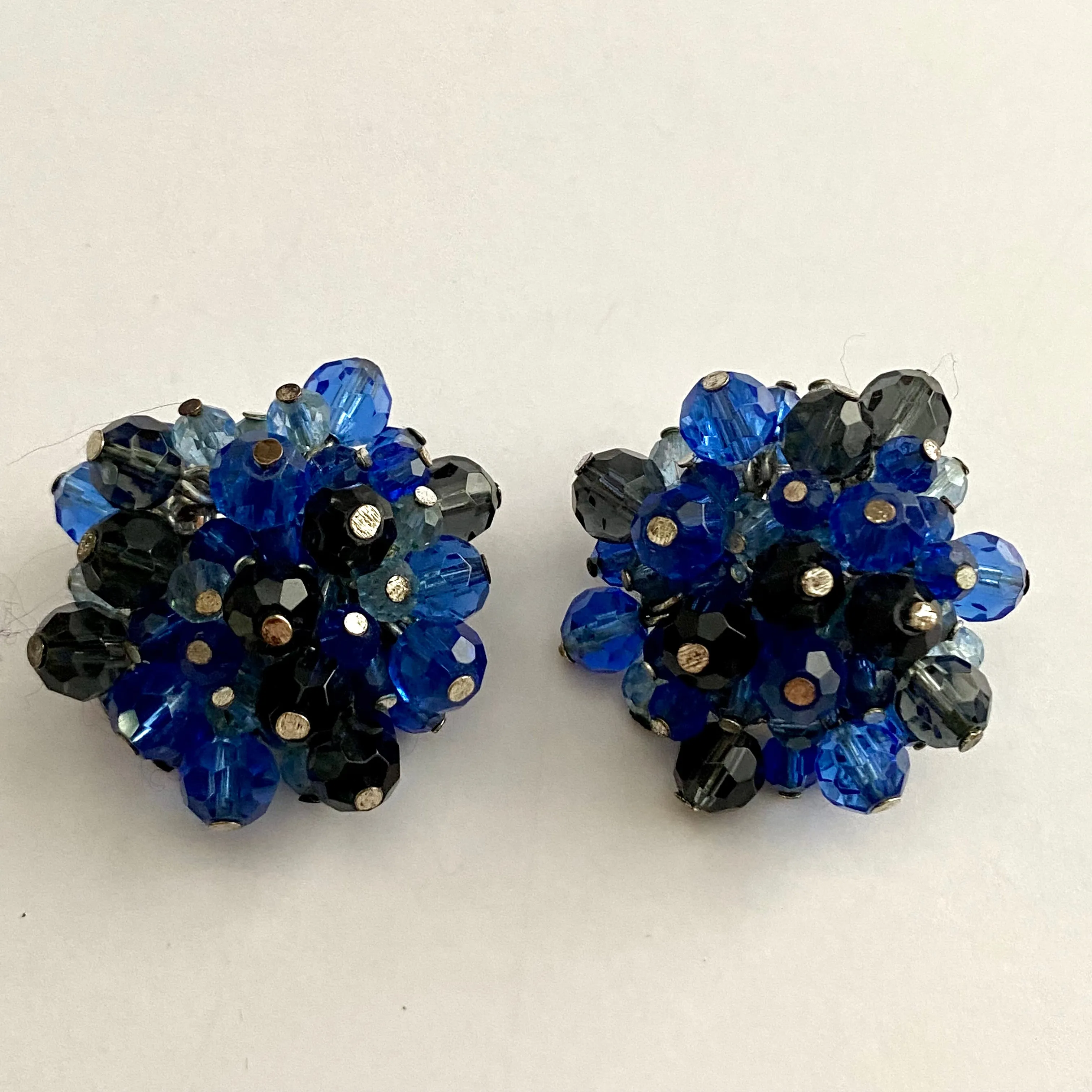 Late 50s/ Early 60s Glass Bead Earrings