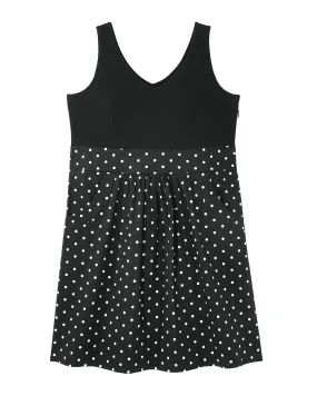 Lauderdale Sleeveless Fit-N-Flare | Black / White