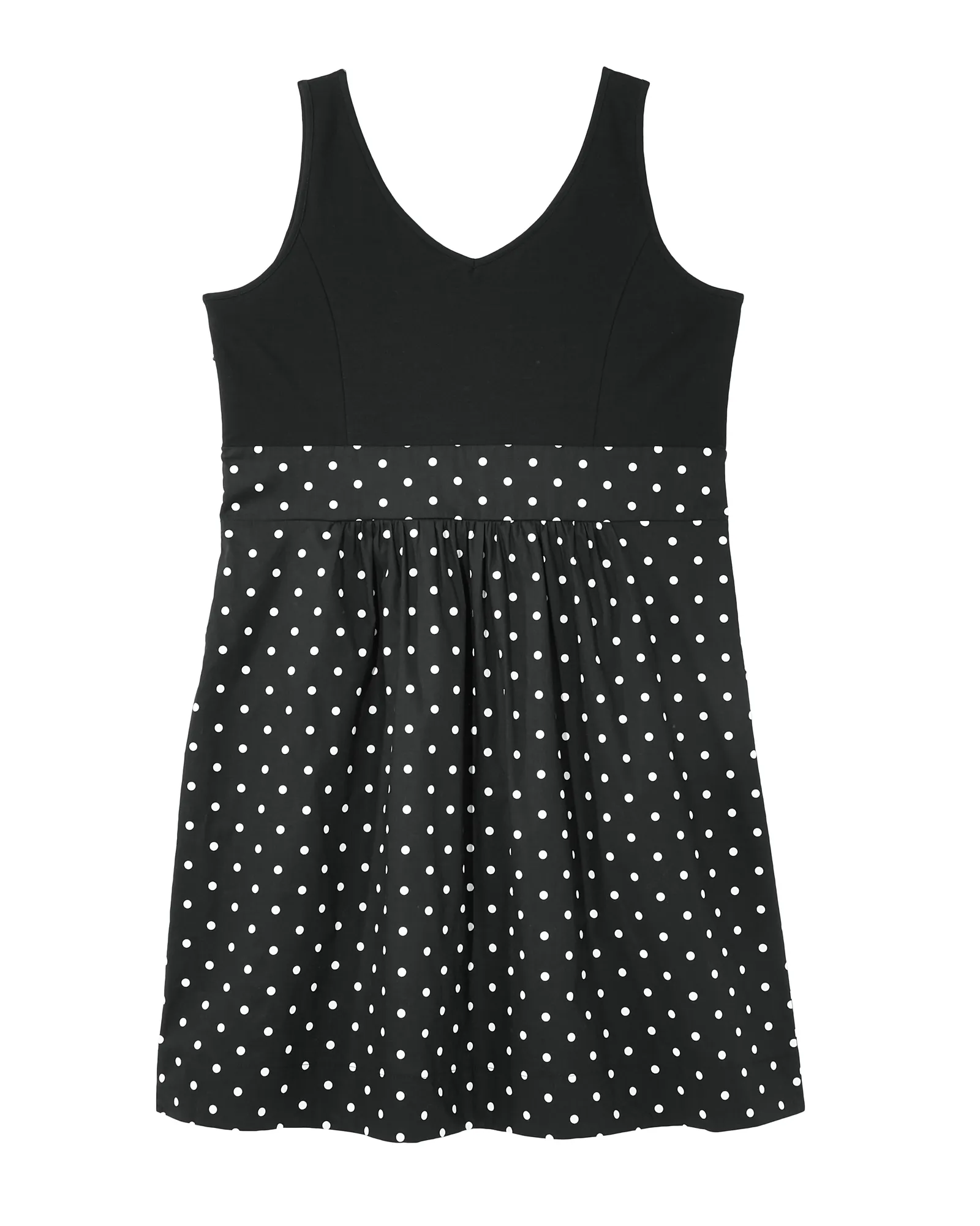 Lauderdale Sleeveless Fit-N-Flare | Black / White