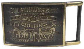 Levi Strauss & Co San Francisco Cal Belt Buckle