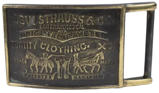 Levi Strauss & Co San Francisco Cal Belt Buckle