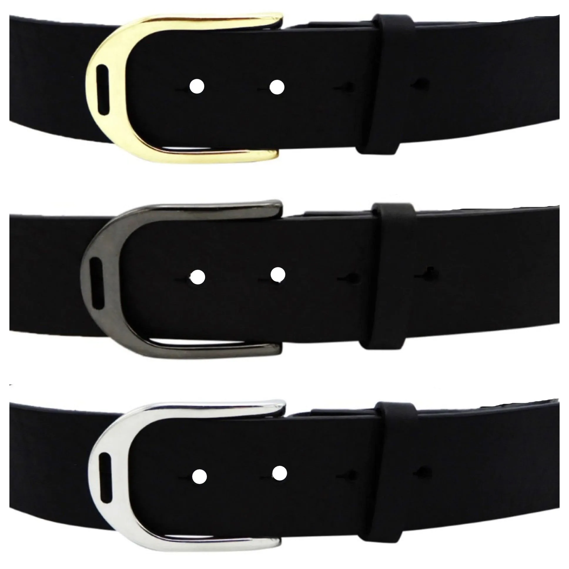 Lilo- Custom Belts 1.50" Gun Metal Stirrup