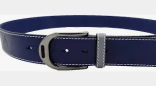 Lilo- Custom Belts 1.50" Gun Metal Stirrup