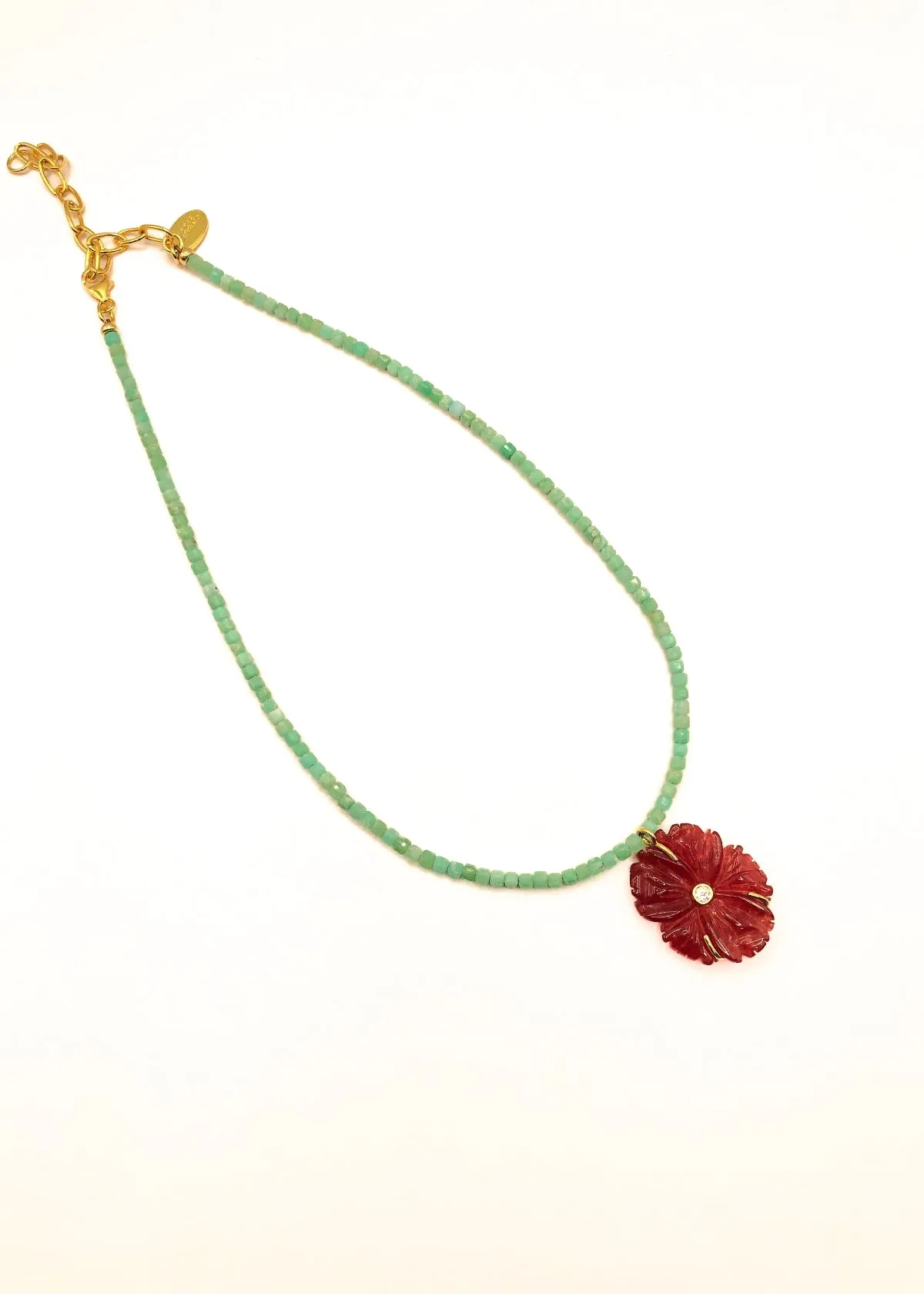 LIZZIE FORTUNATO New Bloom Necklace - Poinsettia