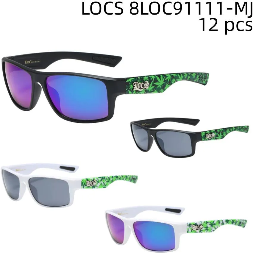 LOCS Wholesale Sunglasses 8LOC91111-MJ