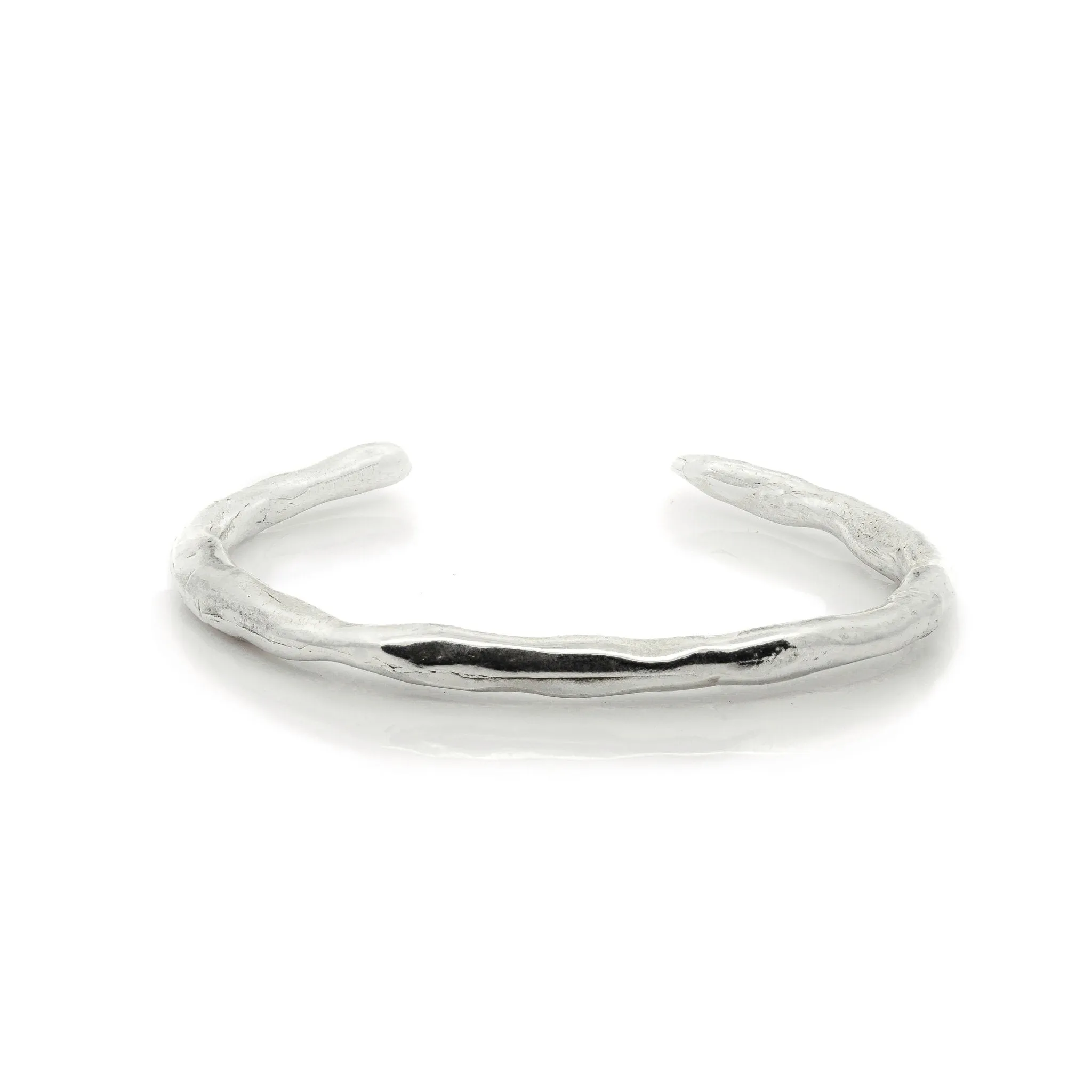 Luna Silver Cuff Bracelet