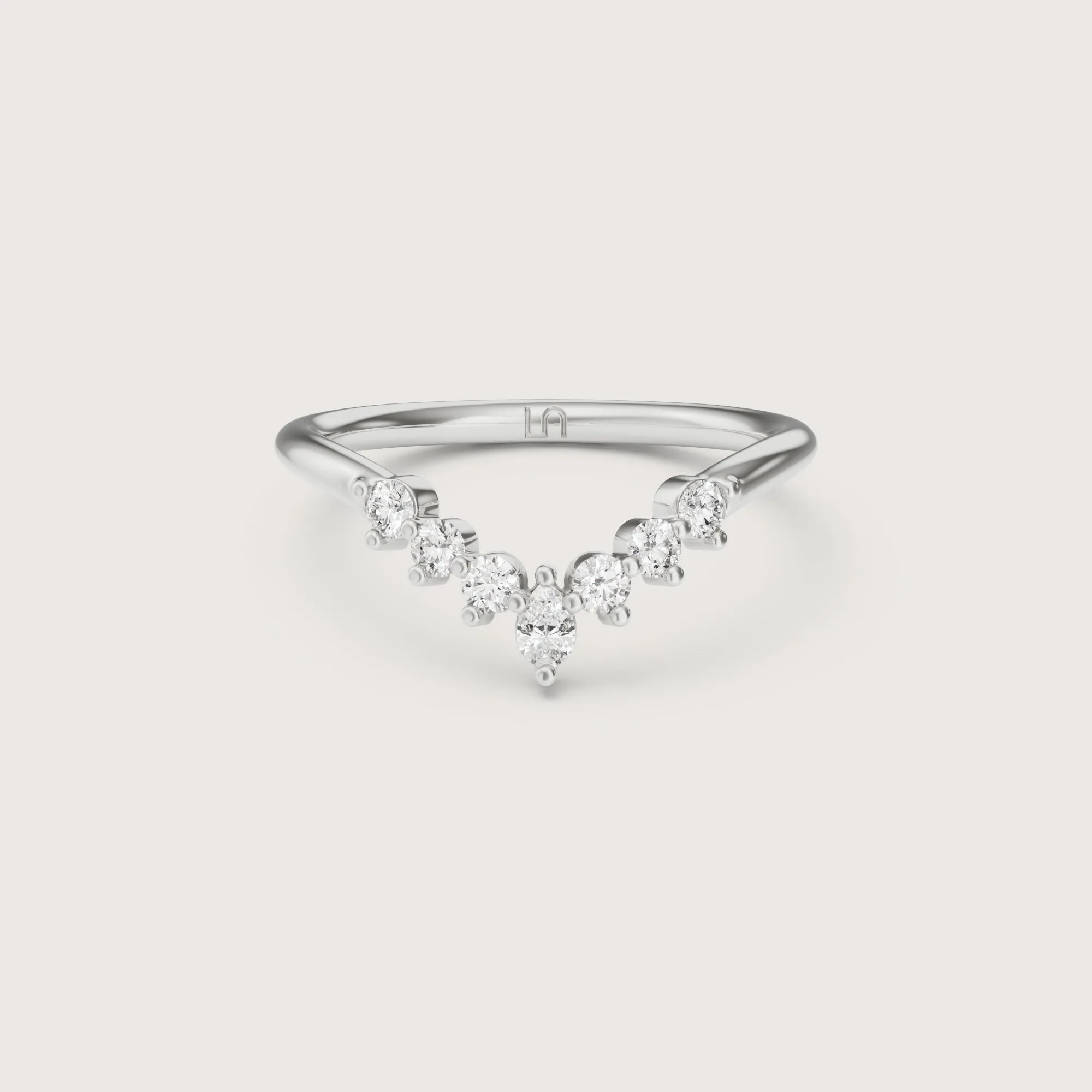 Margot Band Pear | Halfway Diamond