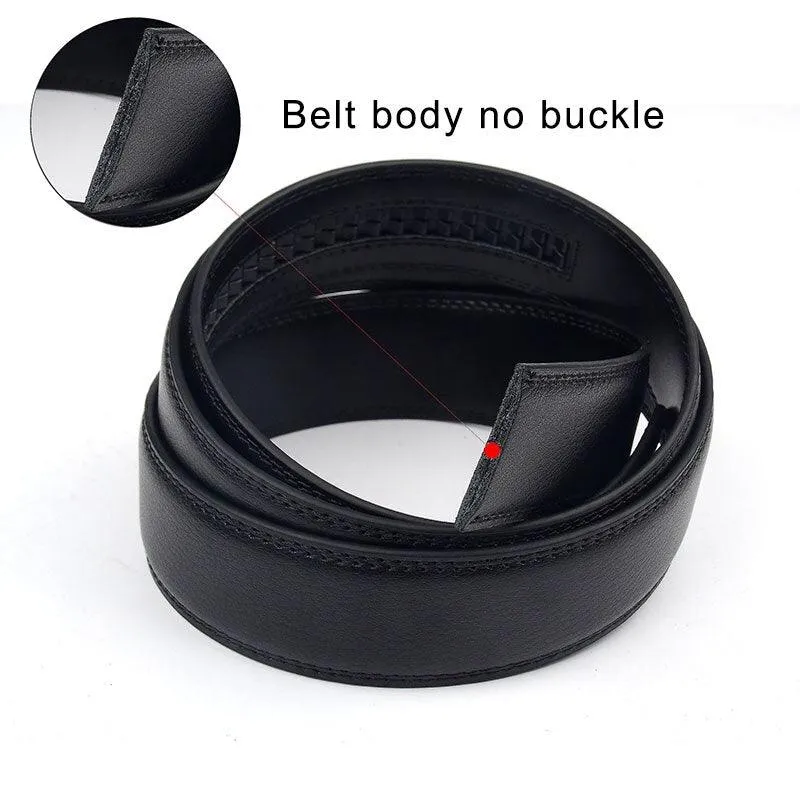 Men Leather Fashion Belt High Quality Male Leather Men Trouser Belt