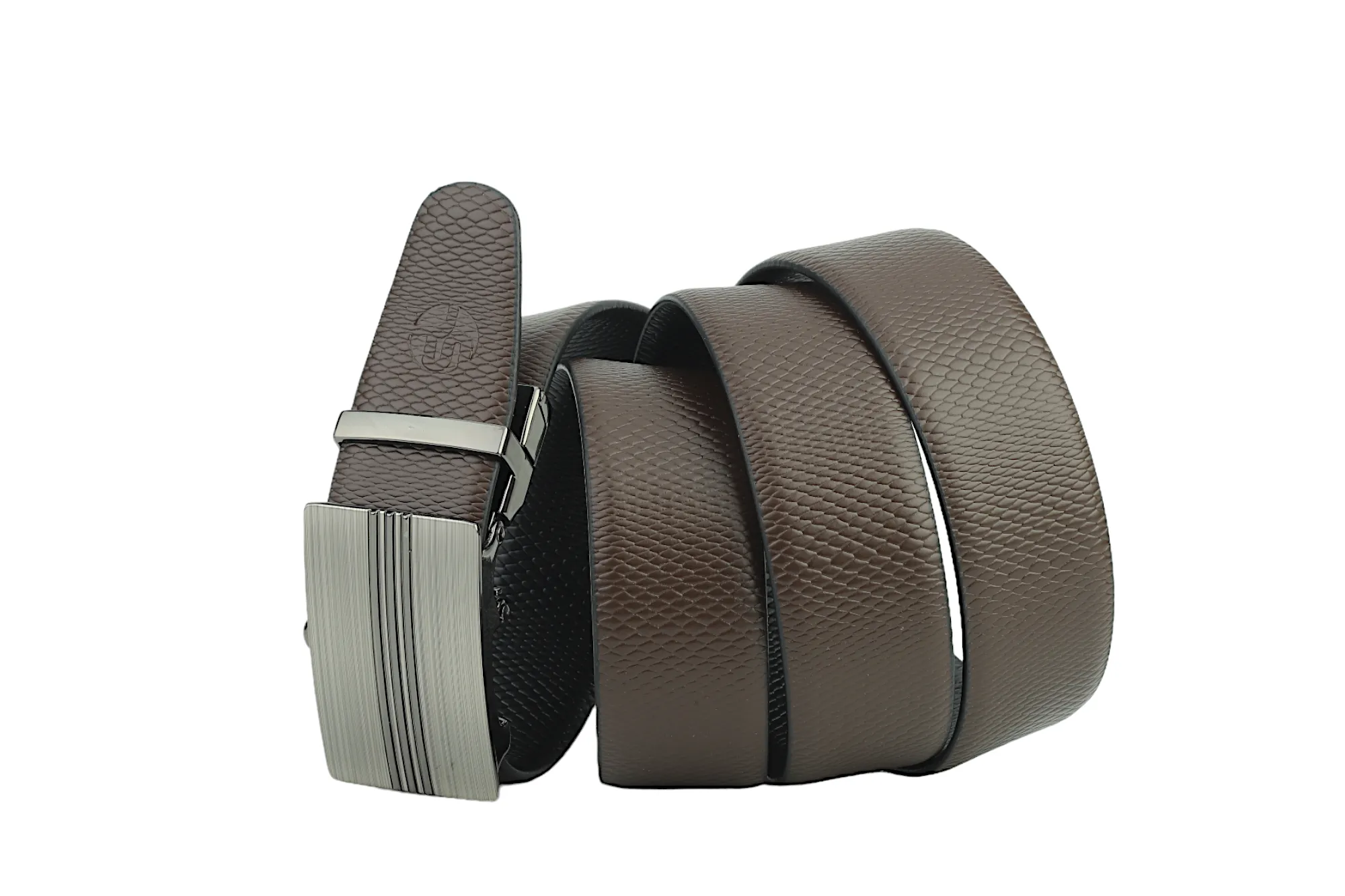 Mens Premium Reversible Autolock leather Belt 911609