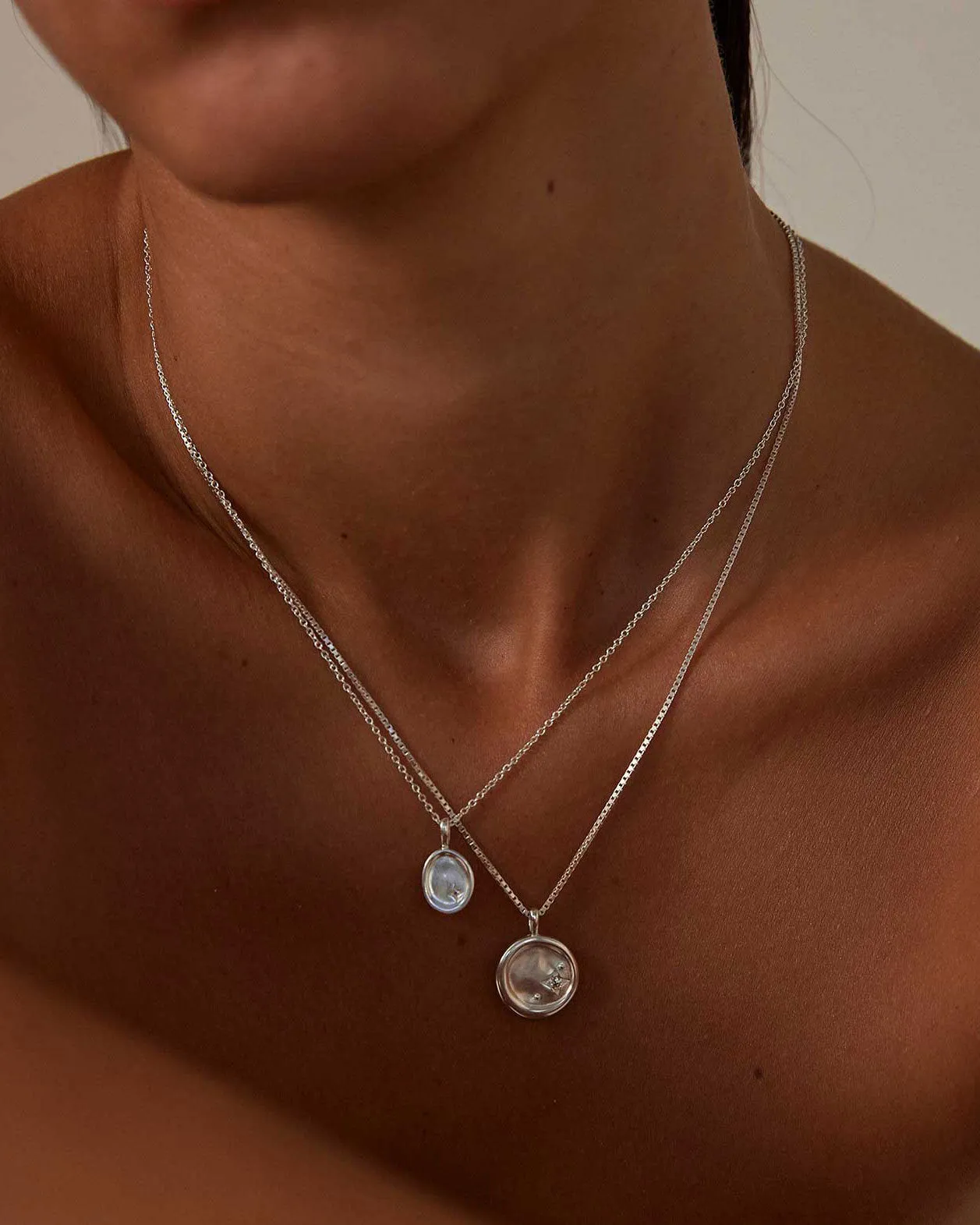 MOONRISE NECKLACE (STERLING SILVER)