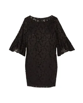 Muncie Stretch Lace Dress | Black