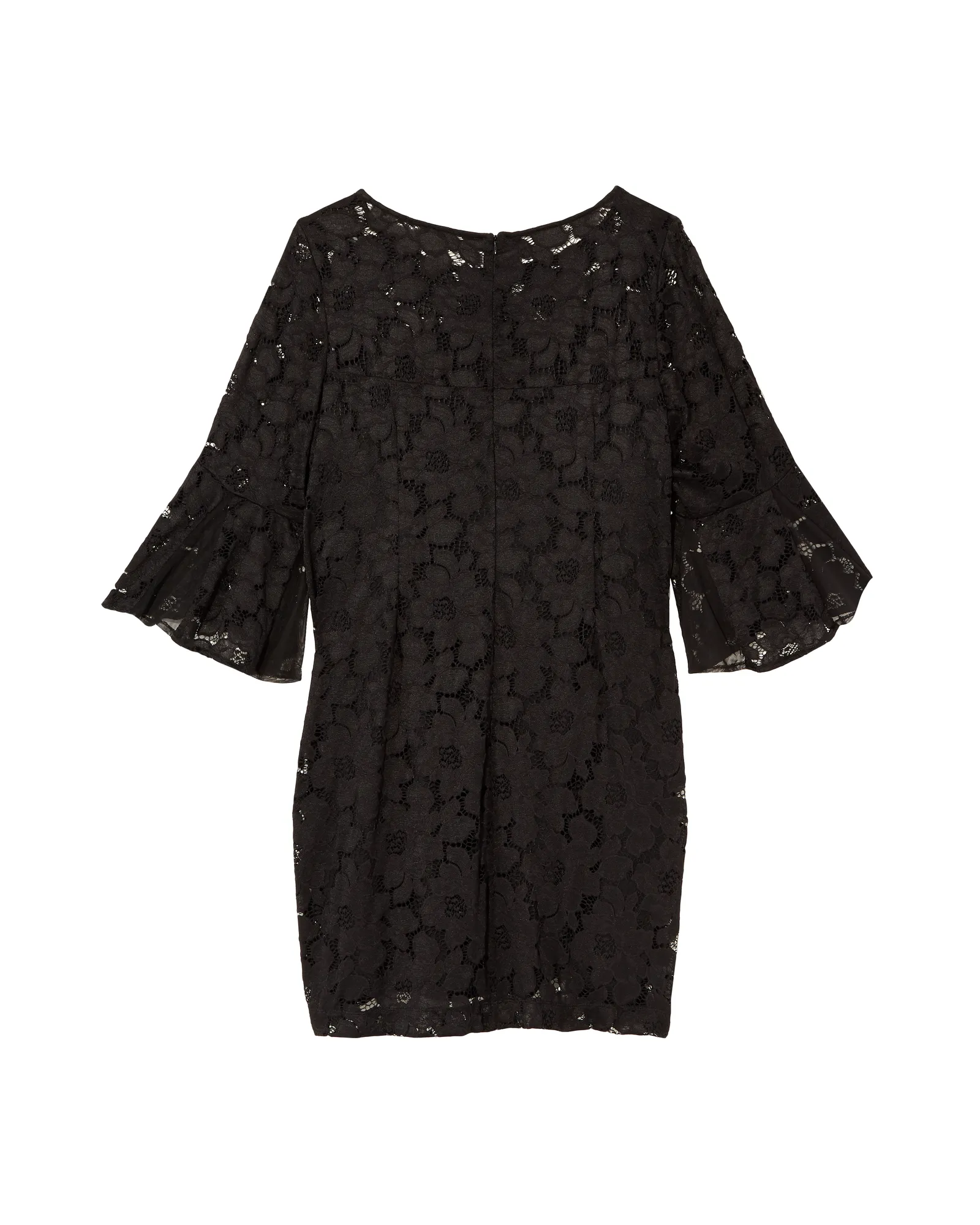 Muncie Stretch Lace Dress | Black