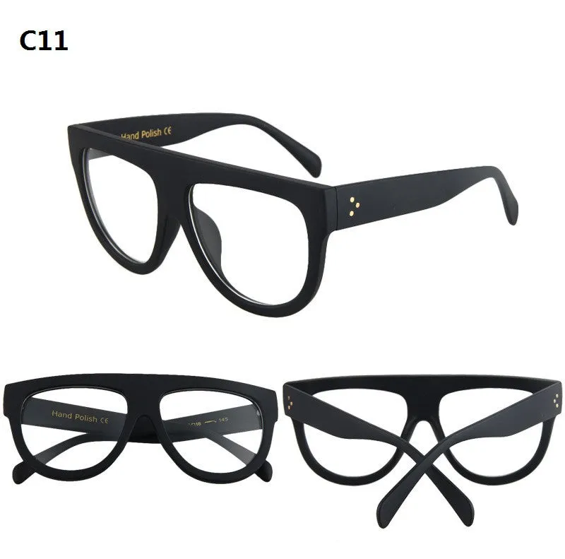 New Luxury Super Star Luxury Retro Glasses Rivets Vintage Women men Sunglasses Cat eye Brand Designer Eyeglasses Oculos feminino