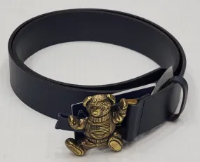 Nwt Polo Ralph Lauren Navy Blue Teddy Bear Belt