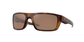 Oakley Mens Drop Point Matte Tortoise Frames - Prizm Tungsten Lens - Polarized Sunglasses