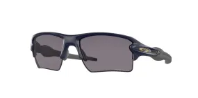 Oakley Mens Flak 2.0 XL Matte Navy Frames - Prizm Gray Lens - Polarized Sunglasses