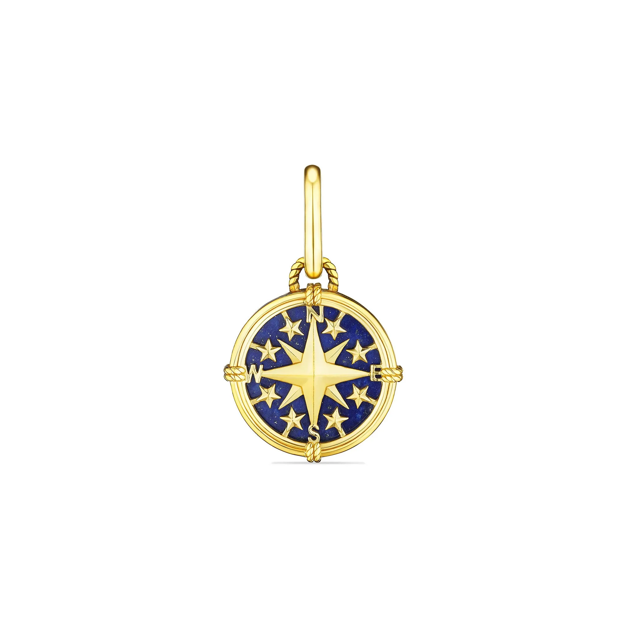 Ocean Reef Celestial Medallion with Lapis in 18K Gold Vermeil