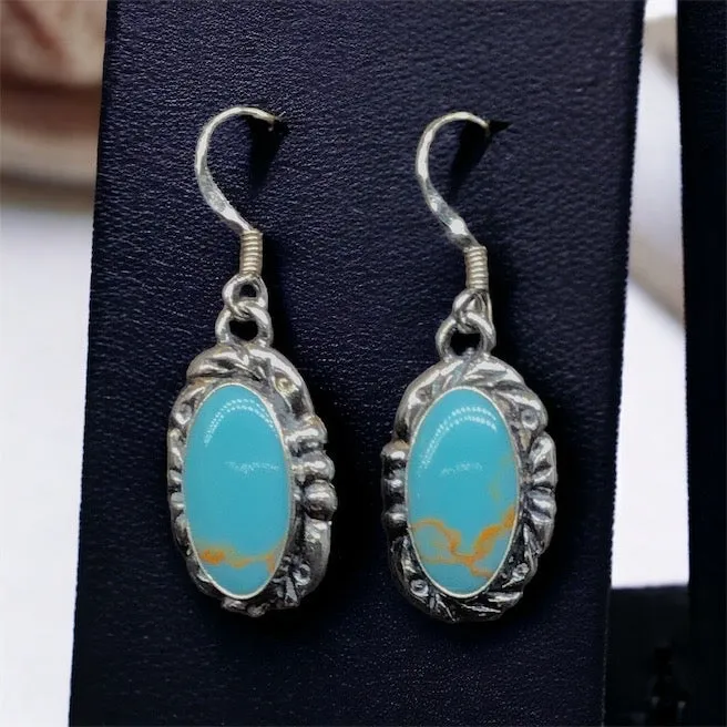 OLDTRIBES™ Silver Sterling Turquoise Earrings