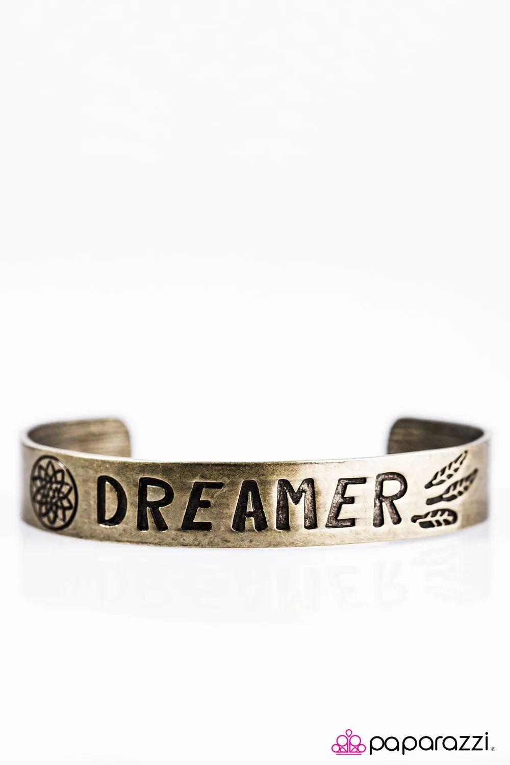 Open Door Jewelry - Dream On Dreamer - Brass Bracelet - Paparazzi Accessories