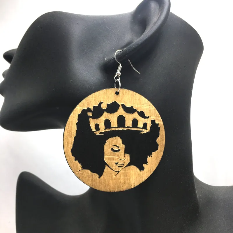 Pam - Afro earrings | Afrocentric Jewelry | Natural Hair Accessories | Afro | Twa