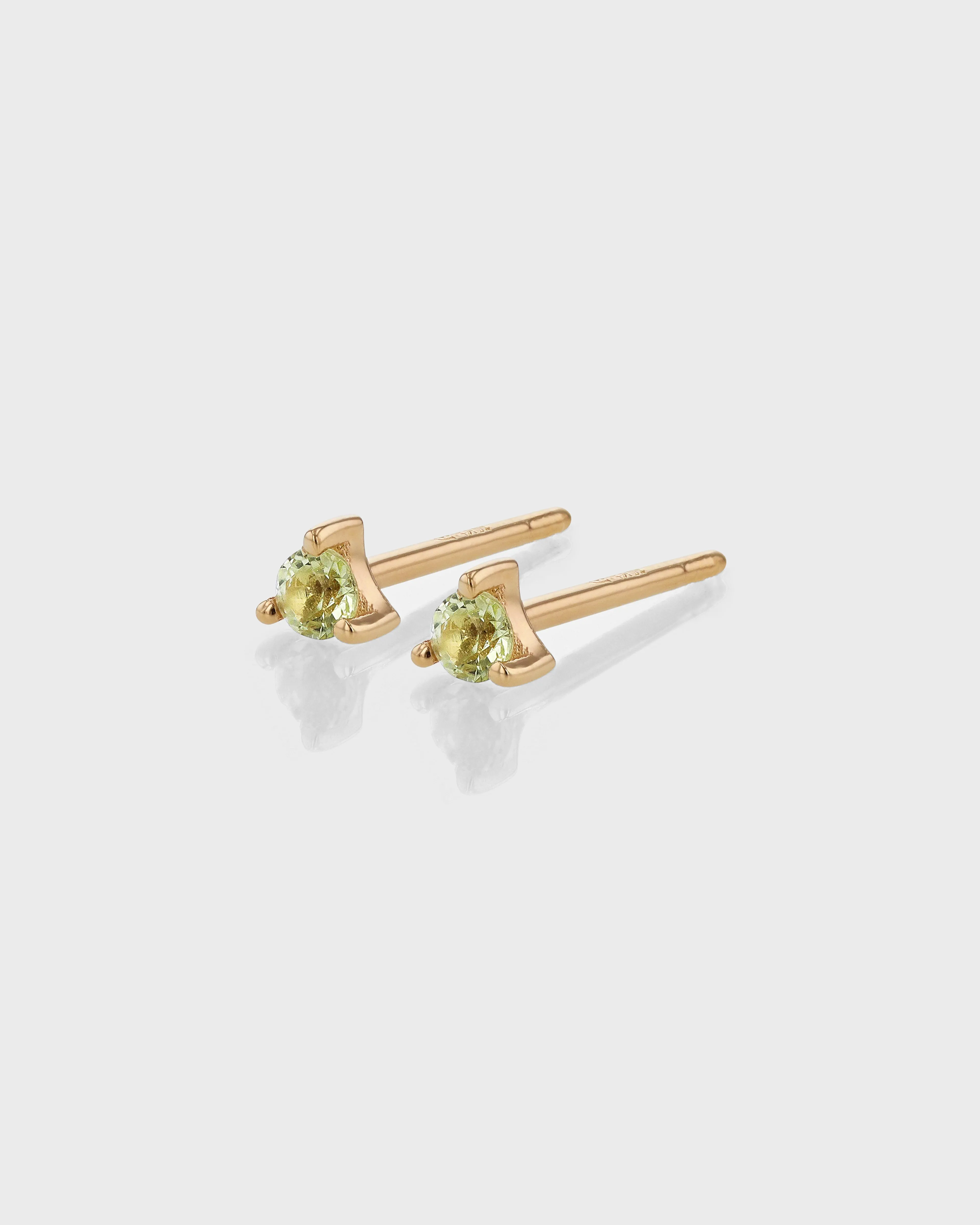 Peridot Birthstone Earring