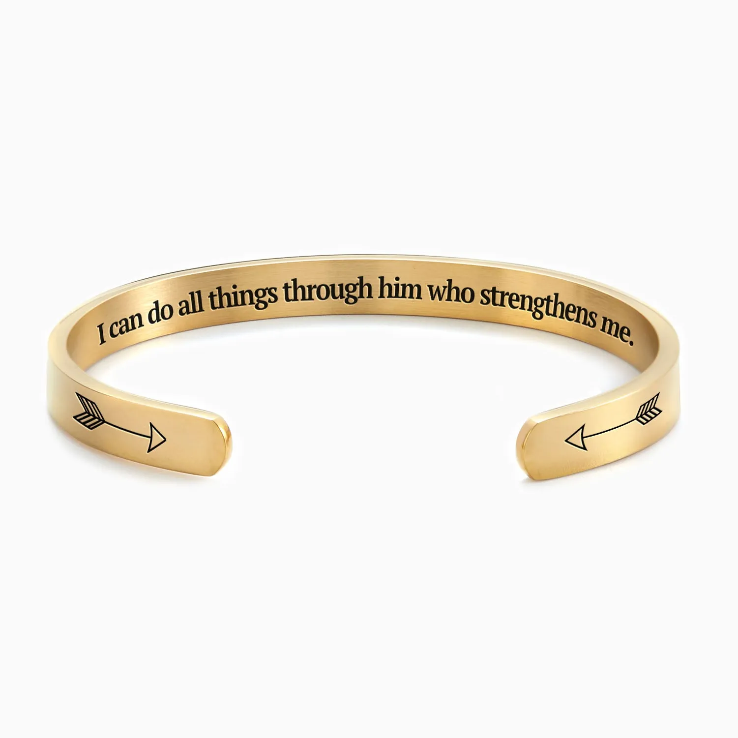 Philippians 4:13 Cuff Bracelet