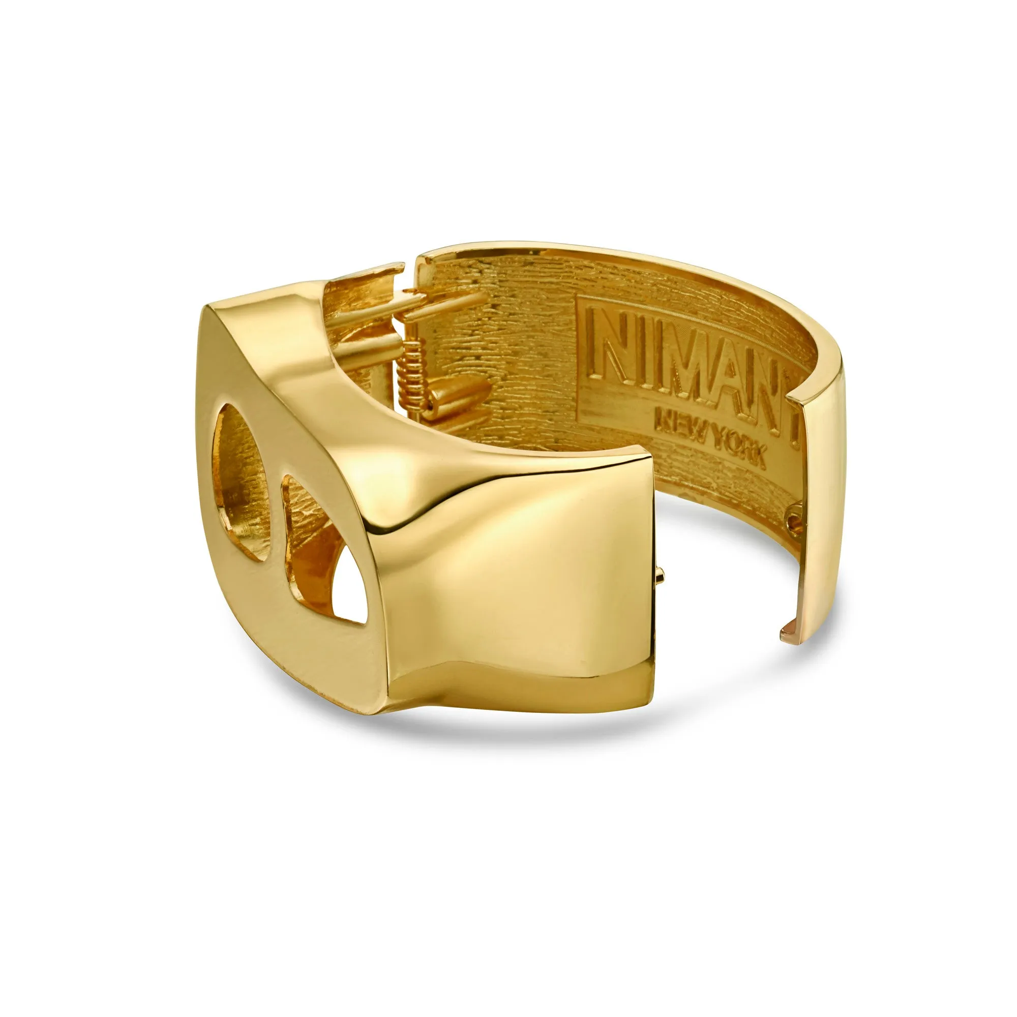 Polished Yellow Gold Cuff