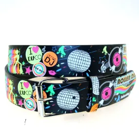 Printed Multicolour Disco Themed Belt