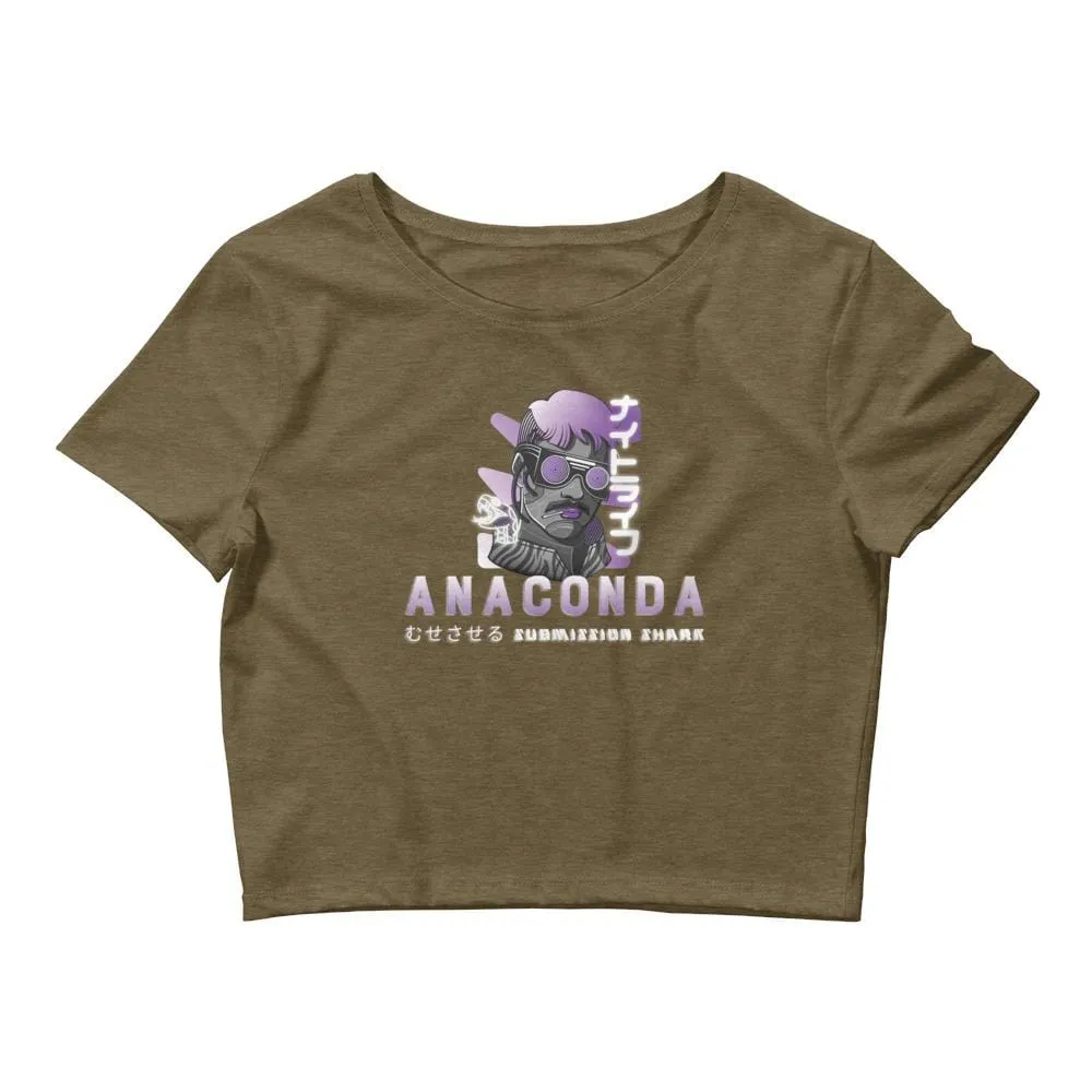 Professor Anaconda Choke ~ Women’s Crop Tee