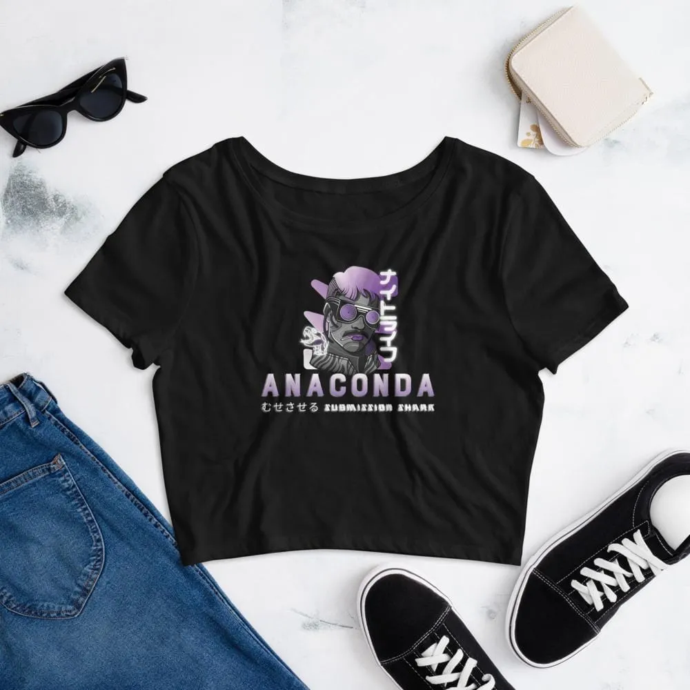 Professor Anaconda Choke ~ Women’s Crop Tee