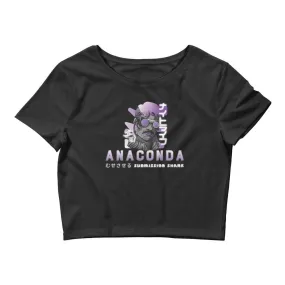 Professor Anaconda Choke ~ Women’s Crop Tee