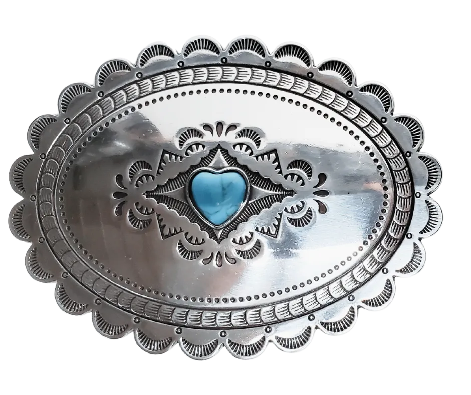 "Southwest Heart" Belt Buckle