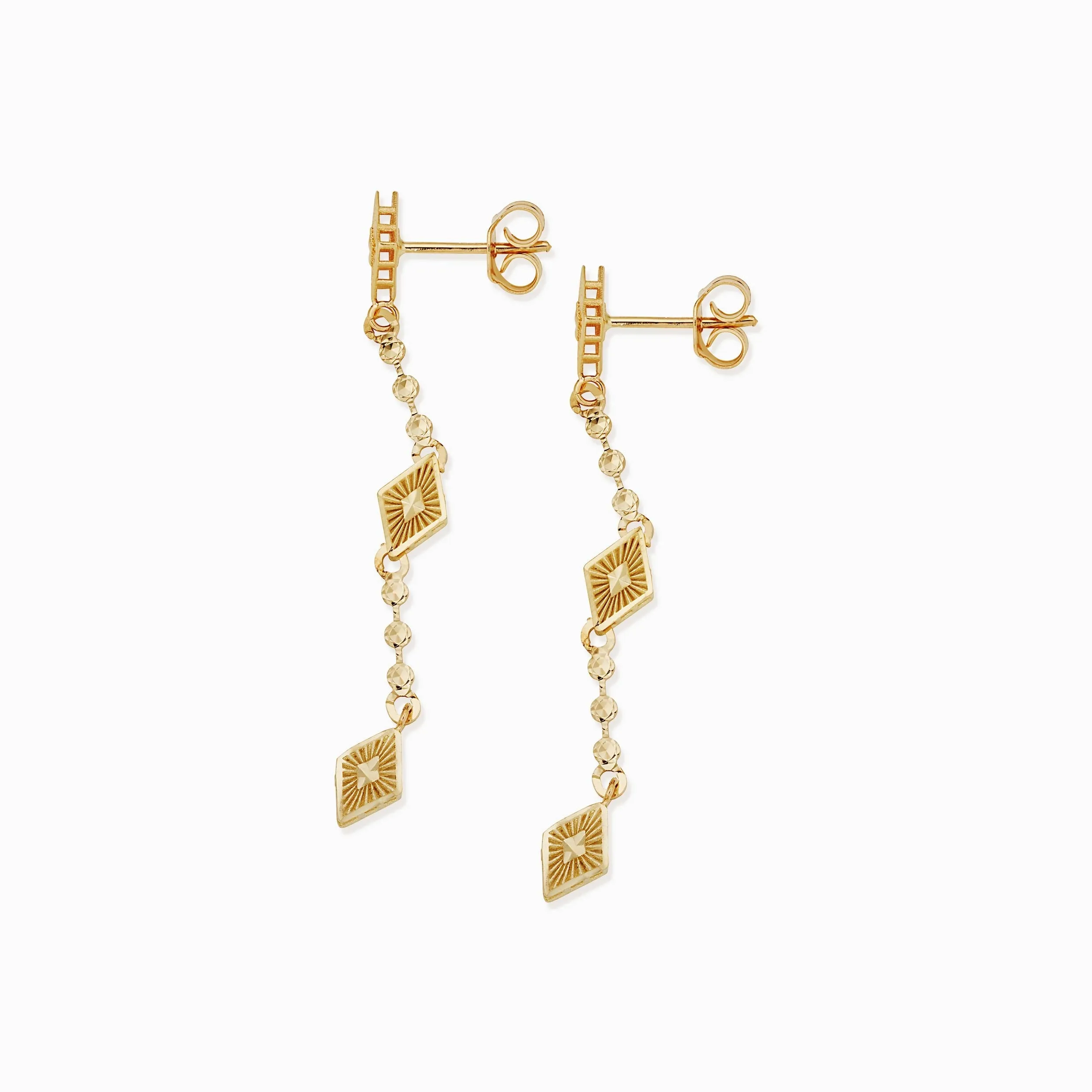 Roma Diamond Drop Earrings