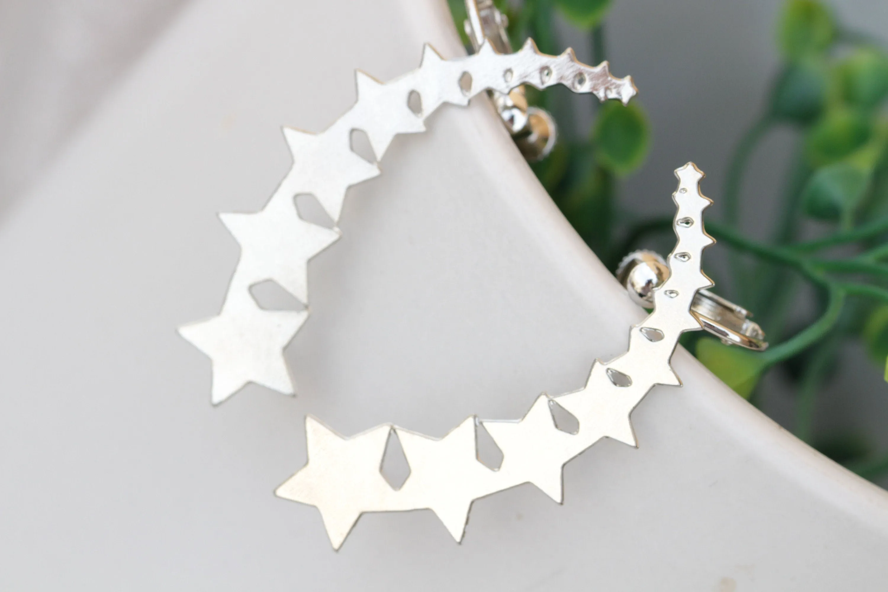 Rose Gold Star EAR CLIMBER EARRINGS