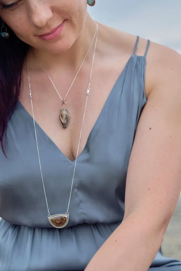 Shell Druzy Necklace - Small